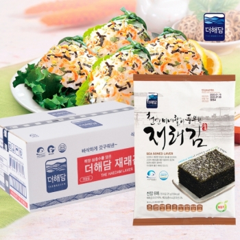 강원마트 더해담,더해담 스피루리나 재래맛김 6매x 10봉