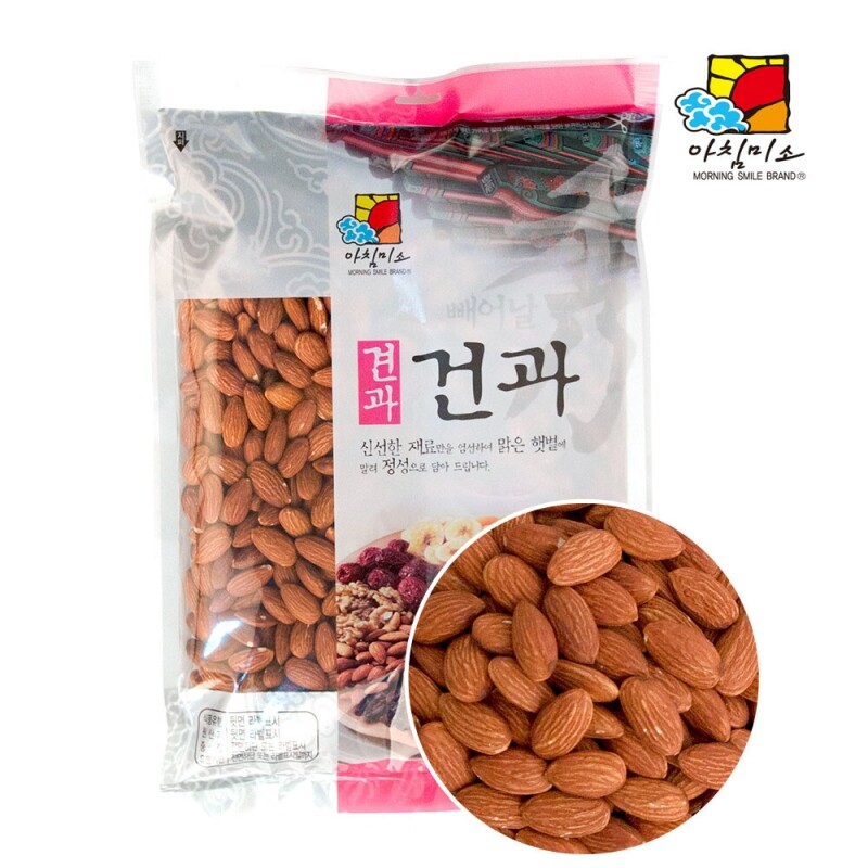강원마트 더해담,아침미소 아몬드 1kg 구운